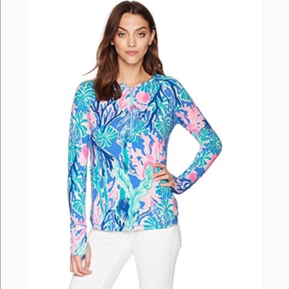 Lilly Pulitzer Tops - NWT. Lilly Pulitzer UPF 50+ luxletic Popover (top)